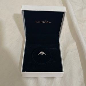 Pandora Elevated Heart Ring